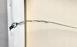Primed Canvas Hanging Wire